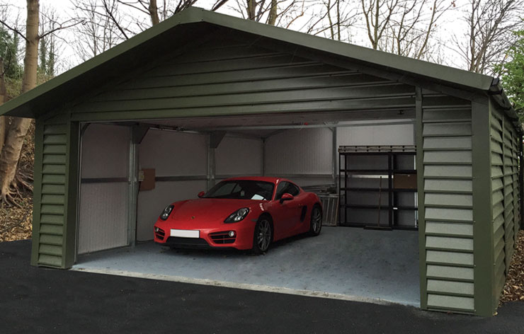 Garage with Classic Cars