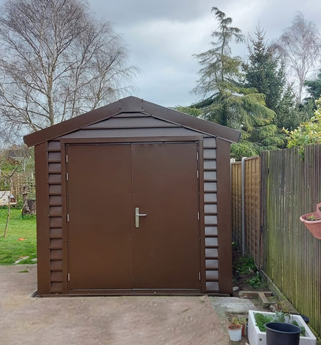 Small Garage with Double Doors